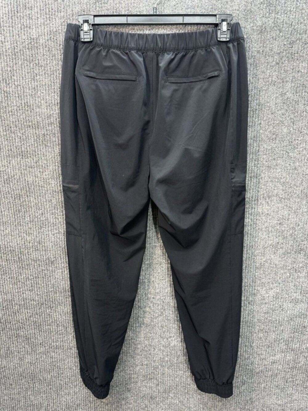 T By Talbots Cargo Jogger Pants Womens Medium Black Stretch Casual Athleisure - Picture 3 of 10